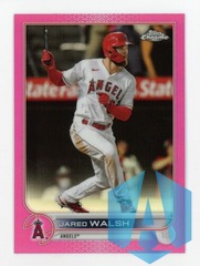 2022 Topps Chrome Jared Walsh #24 Pink Los Angeles Angels